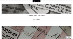 Desktop Screenshot of cityoflostfortunes.com